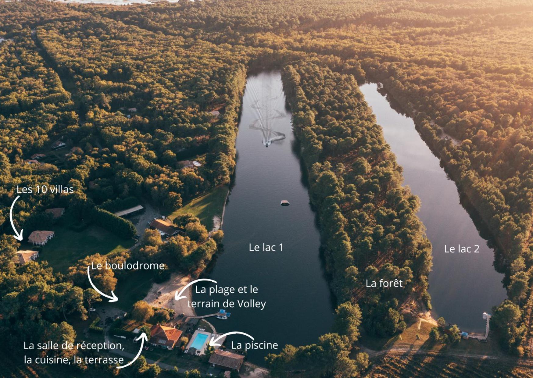 Villa Tout Confort Au Coeur D'Une Base Nautique ラカノー エクステリア 写真